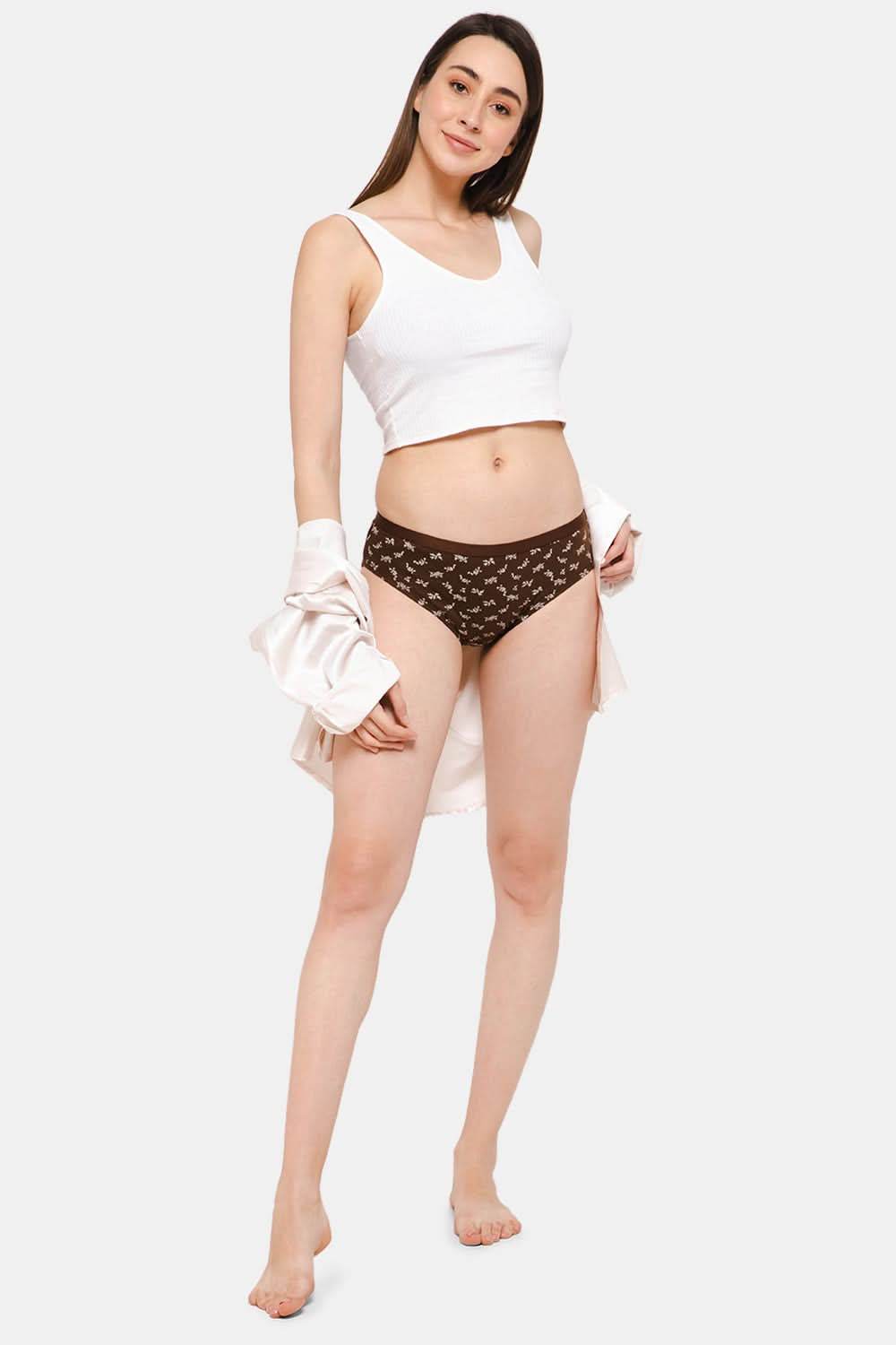 Intimacy Assorted Classic Dark Printed Panty – Outer Elastic – Pack of 3