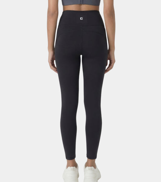 Enamor Cut N Sew Leggings, Slim Fit, High Waist - A611 (Navy)