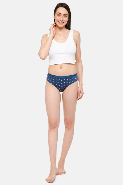 Intimacy Assorted Classic Dark Printed Panty – Outer Elastic – Pack of 3