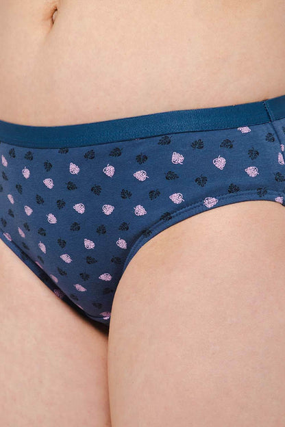 Intimacy Assorted Classic Dark Printed Panty – Outer Elastic – Pack of 3