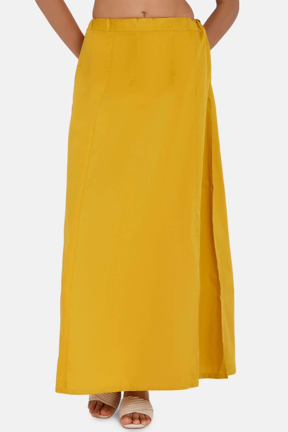 Premium 100% Cotton Saree Inskirt in Popular Colors | Naidu 7-Part Saree Hall Petticoat HC40