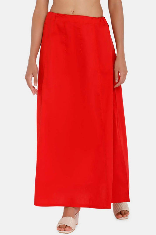 Premium 100% Cotton Saree Inskirt in Popular Colors | Naidu 6-Part Saree Hall Petticoat HC36