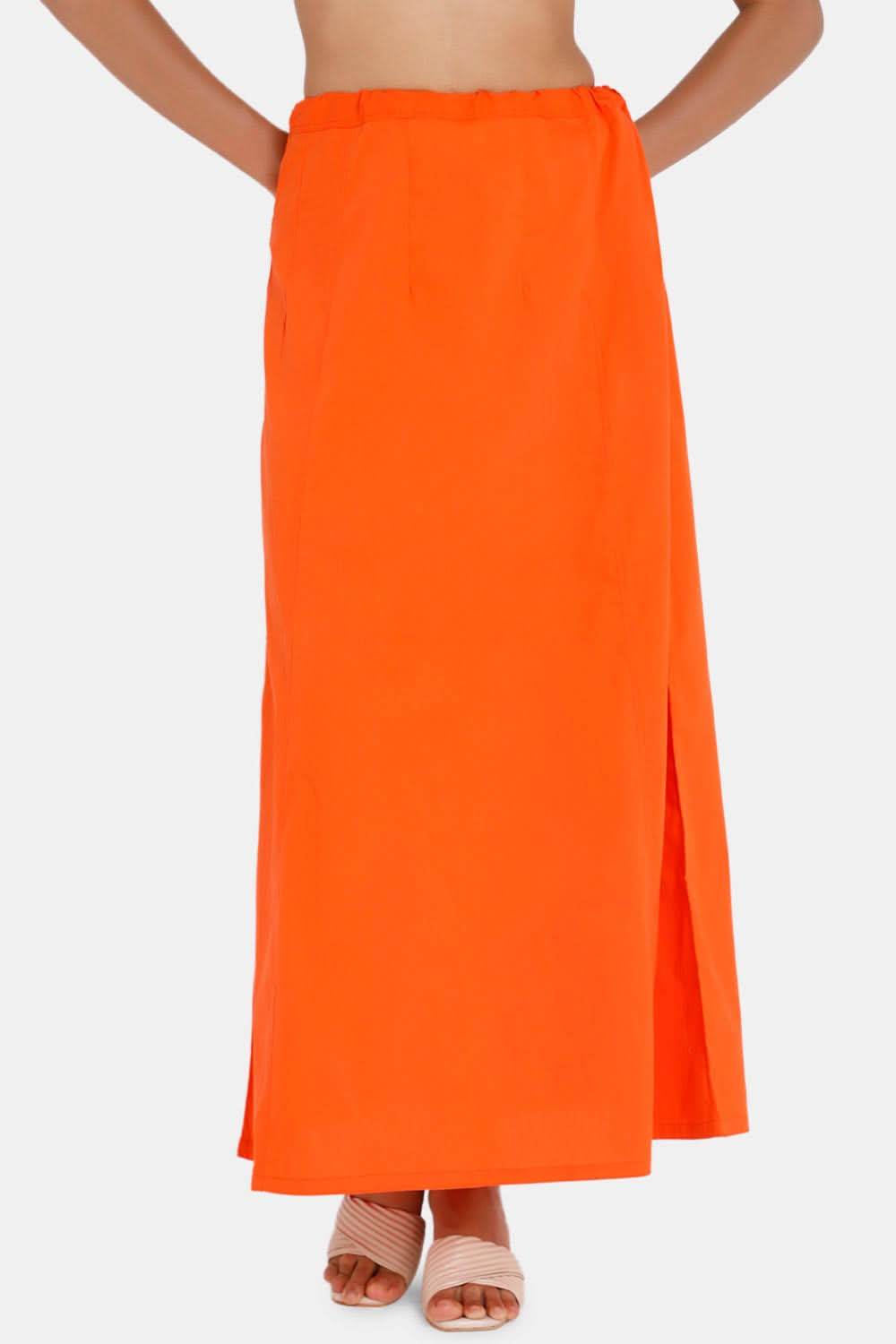 Premium 100% Cotton Saree Inskirt in Popular Colors | Naidu 6-Part Saree Hall Petticoat HC36