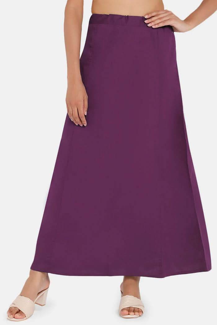 Premium 100% Cotton Saree Inskirt in Popular Colors | Naidu 7-Part Saree Hall Petticoat HC40