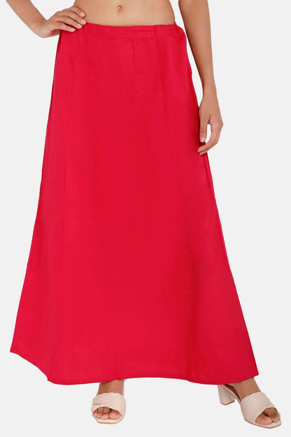 Premium 100% Cotton Saree Inskirt in Popular Colors | Naidu 6-Part Saree Hall Petticoat HC36