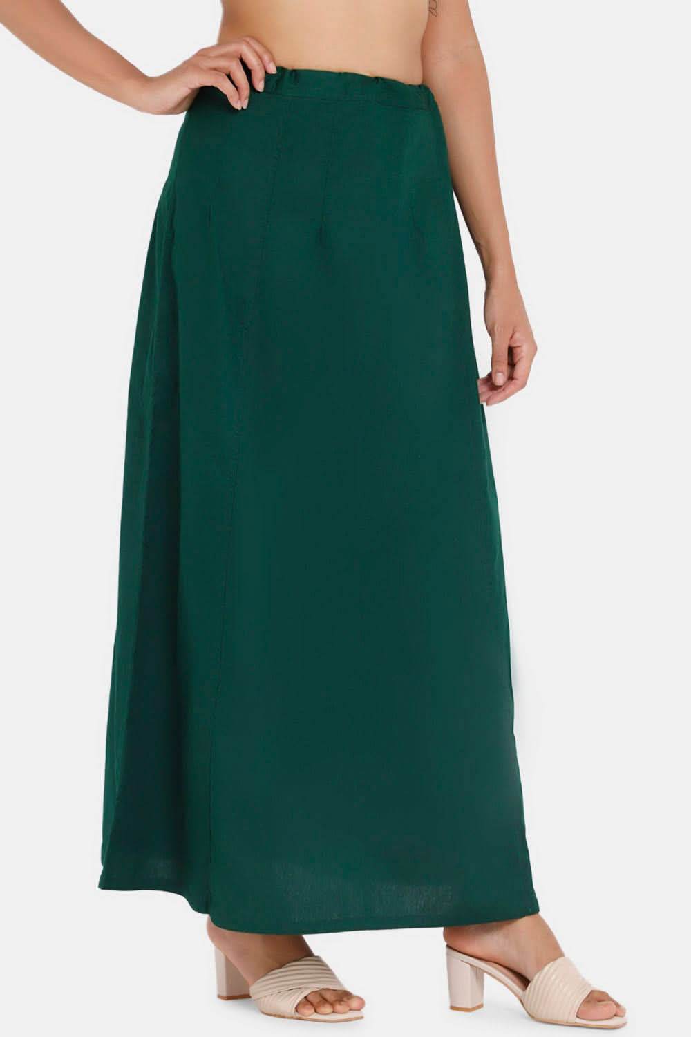 Premium 100% Cotton Saree Inskirt in Popular Colors | Naidu 6-Part Saree Hall Petticoat HC36