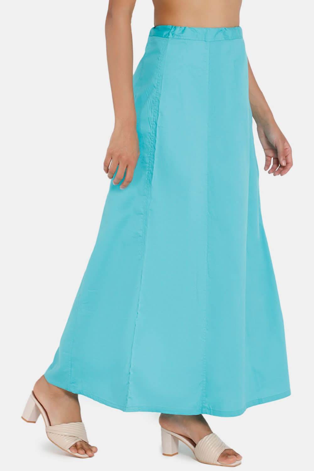 Premium 100% Cotton Saree Inskirt in Popular Colors | Naidu 6-Part Saree Hall Petticoat HC36