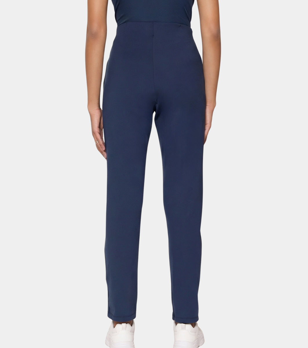 Enamor Straight Pant, Straight Fit - A408 (Navy)