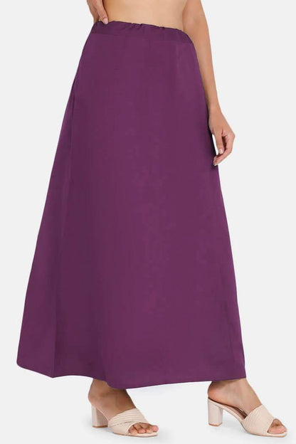 Premium 100% Cotton Saree Inskirt in Popular Colors | Naidu 6-Part Saree Hall Petticoat HC36