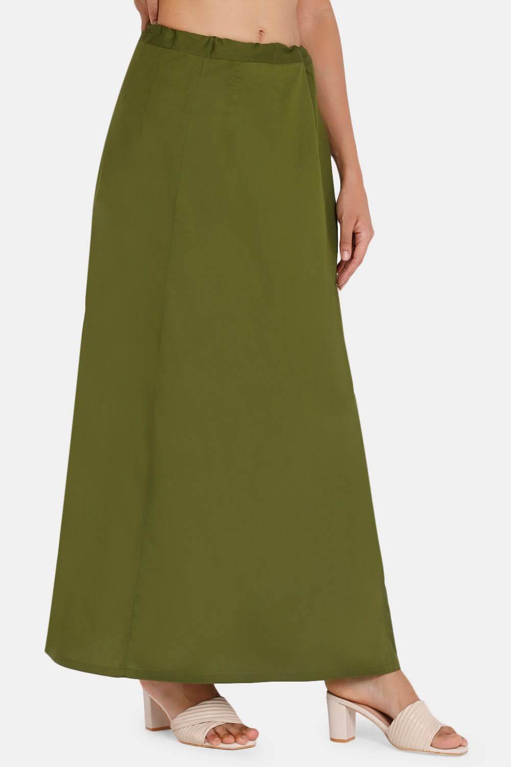 Premium 100% Cotton Saree Inskirt in Popular Colors | Naidu 7-Part Saree Hall Petticoat HC40 | Other Shades