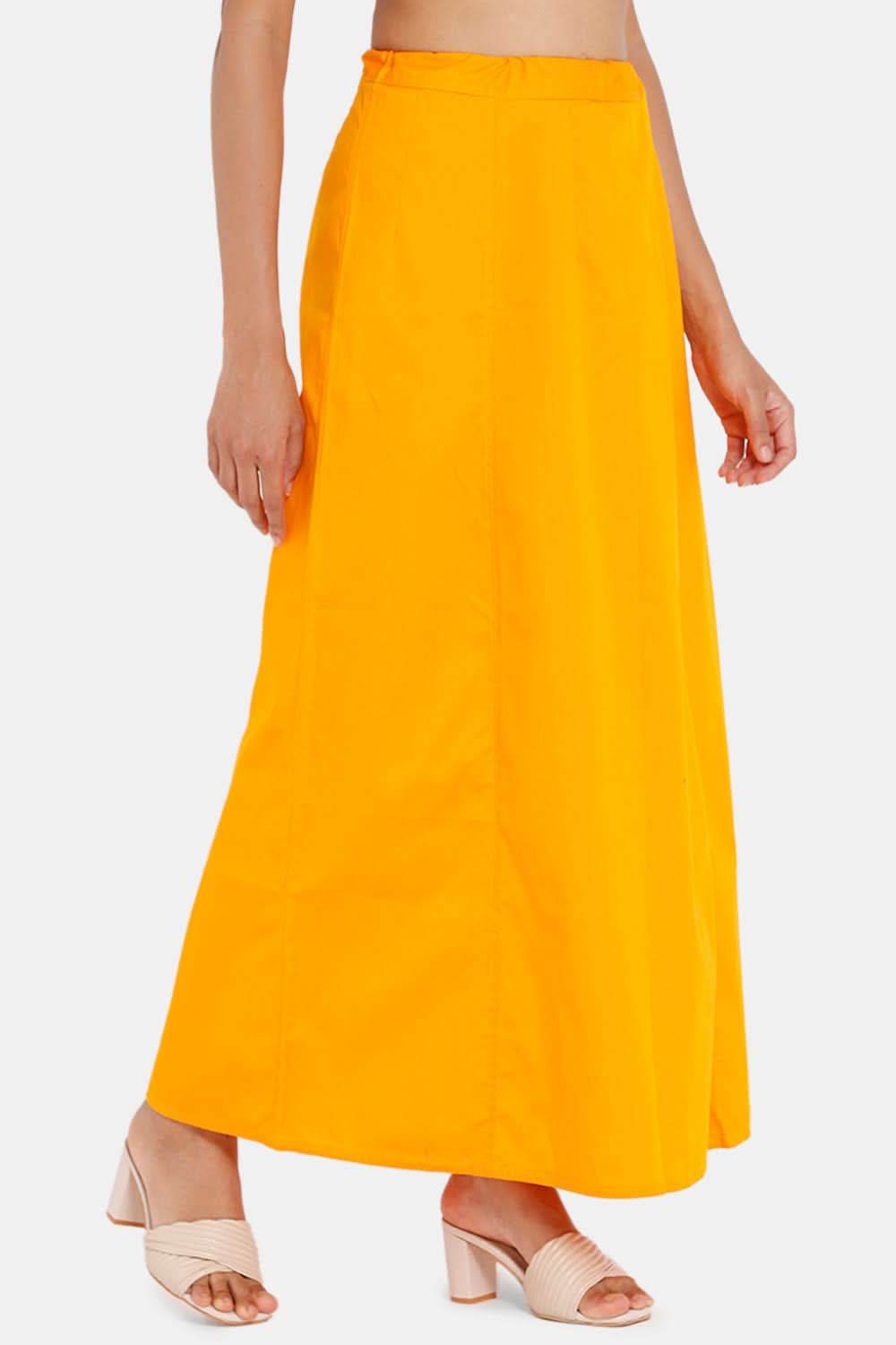Premium 100% Cotton Saree Inskirt in Popular Colors | Naidu 6-Part Saree Hall Petticoat HC36