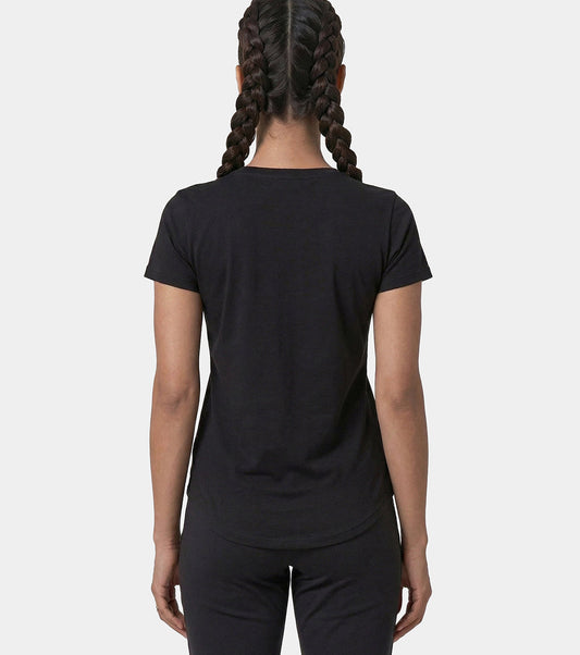 Enamor Relaxed Tee, Relaxed Fit, Round Neckline - A316 (Jet Black)
