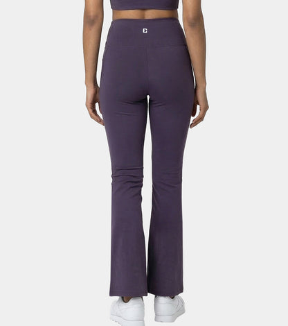 Enamor Yoga Flare Pants, High Rise, Flare Leg - A409 (Purple Velvet)