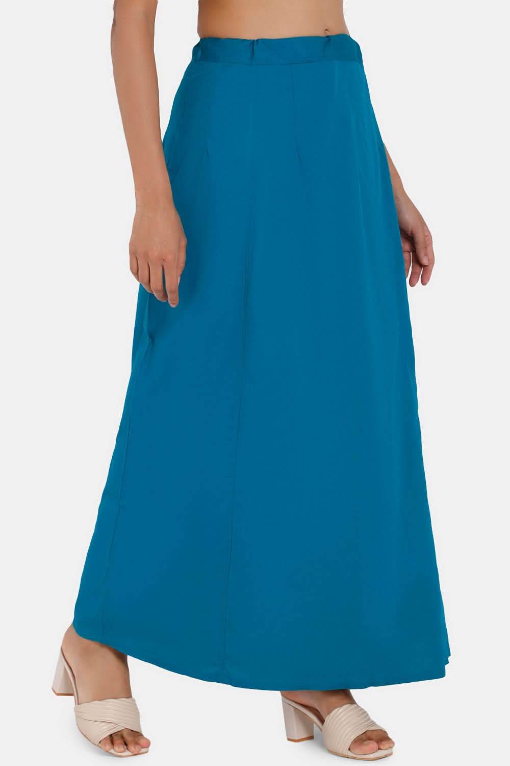 Premium 100% Cotton Saree Inskirt in Popular Colors | Naidu 6-Part Saree Hall Petticoat HC36