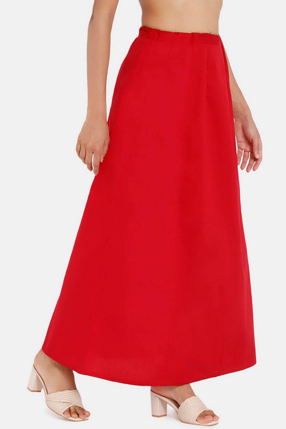 Premium 100% Cotton Saree Inskirt in Popular Colors | Naidu 7-Part Saree Hall Petticoat HC40