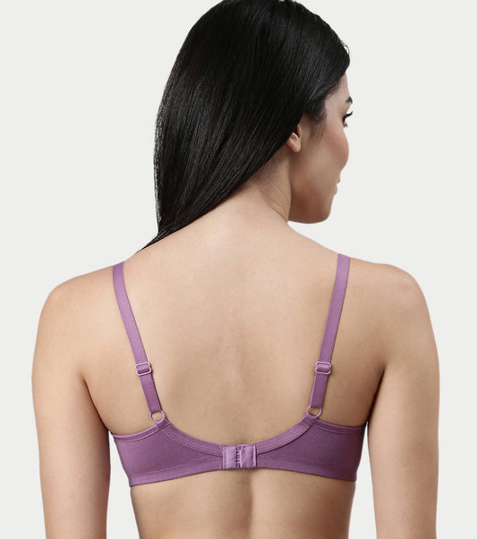 Enamor Fab-Cool Stretch Cotton Everyday Bra for Women- High Coverage, Non Padded and Wirefree
