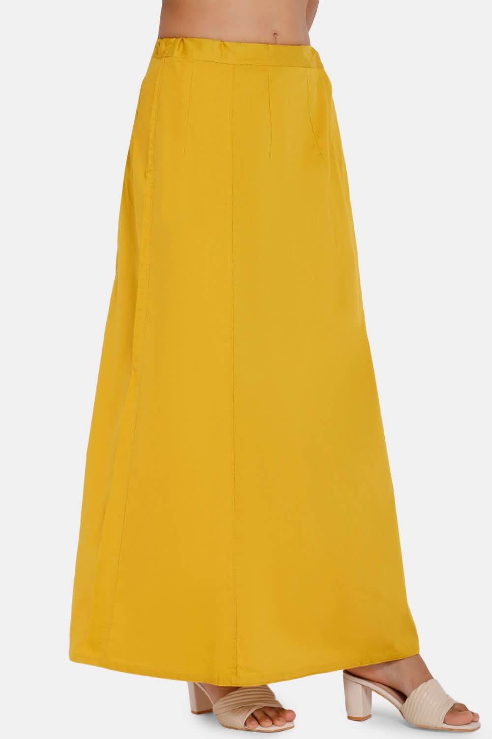 Premium 100% Cotton Saree Inskirt in Popular Colors | Naidu 6-Part Saree Hall Petticoat HC36