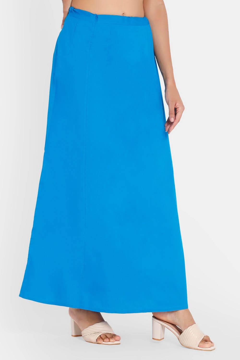Premium 100% Cotton Saree Inskirt in Popular Colors | Naidu 6-Part Saree Hall Petticoat HC36