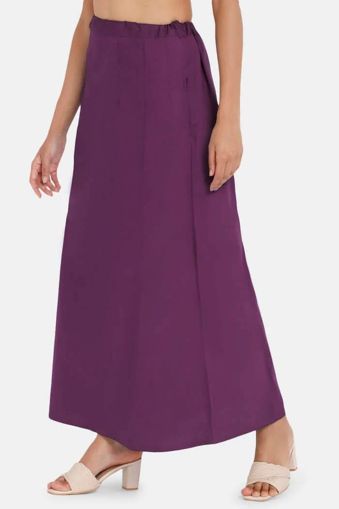 Premium 100% Cotton Saree Inskirt in Popular Colors | Naidu 7-Part Saree Hall Petticoat HC40