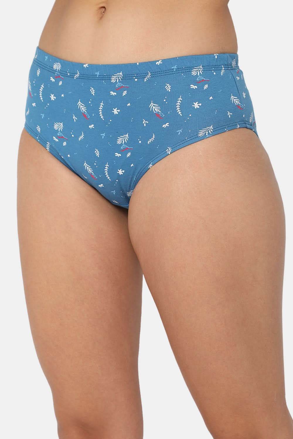 Intimacy Assorted Classic Dark Printed Cotton Panty – Inner Elastic – Pack of 3