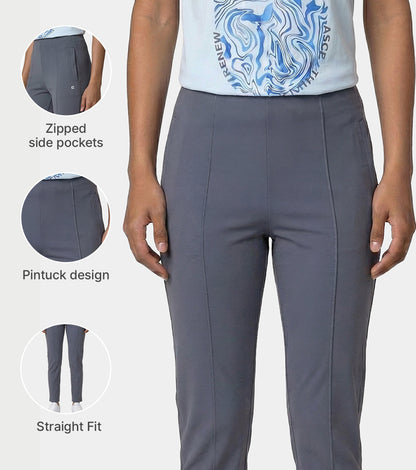 Enamor Straight Pant, Straight Fit - A408 (Turbulence)