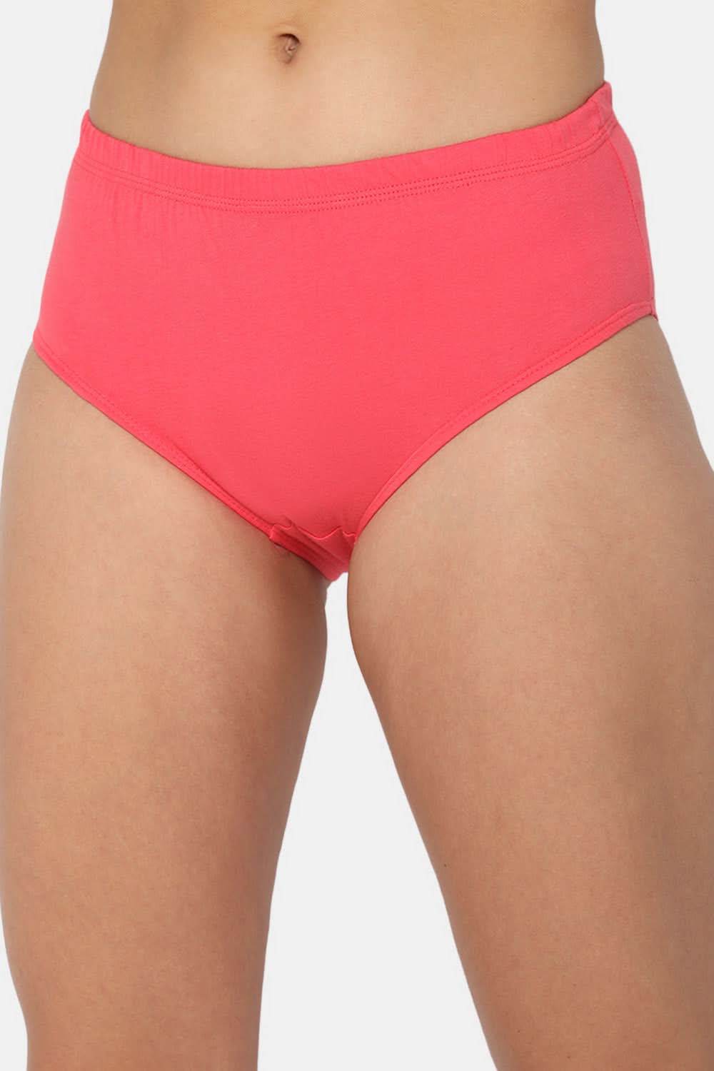Intimacy Assorted Classic Dark Plain Cotton Panty – Inner Elastic – Pack of 3