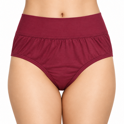 MYBODY Women’s Cotton Hipster Panties |Soft Breathable Underwear for Women, Wide Elastic Waistband|Comfortable Ladies Innerwear|Daily Wear Briefs, Multicolor