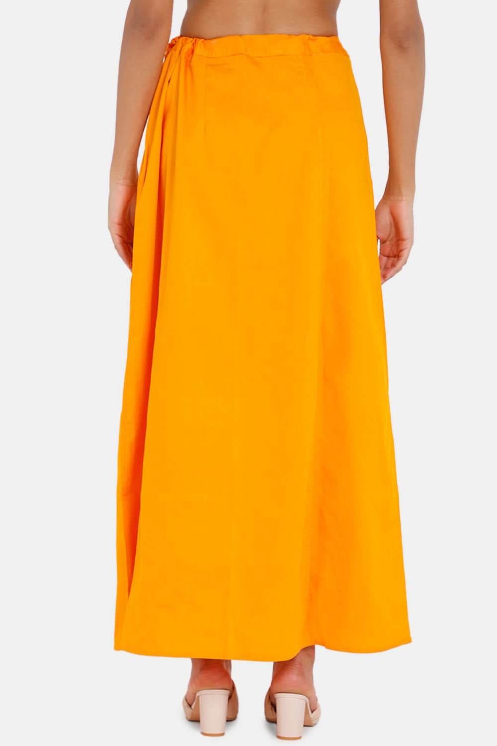 Premium 100% Cotton Saree Inskirt in Popular Colors | Naidu 7-Part Saree Hall Petticoat HC40