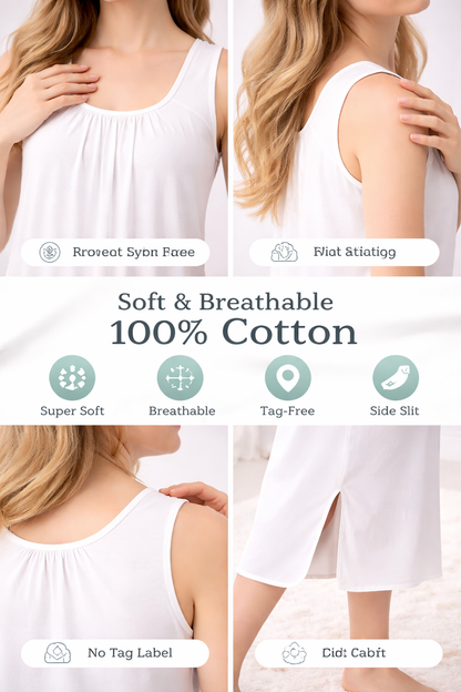 MYBODY Skin-Friendly & Breathable Long Slips