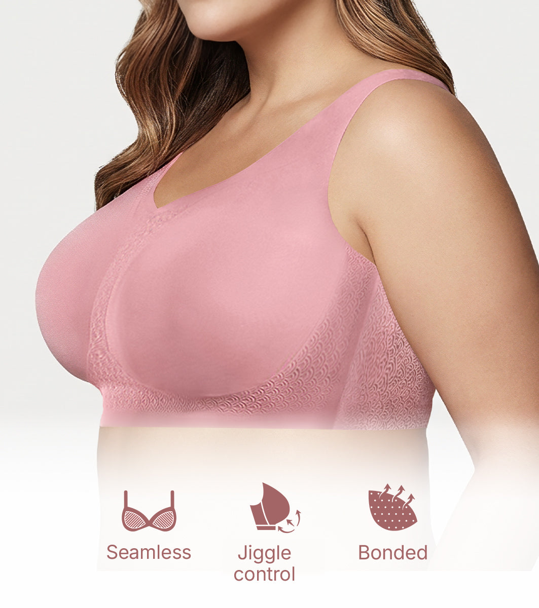 Enamor Innovations Invisi Minimizer, Ultra Smooth, Bonded, Mframe, Women's T-Shirt Bra - Seamless, No-Pinch, No-dig, Padded, Wirefree, Full Coverage- IO03(Available in Plus Sizes) (Chestnut)