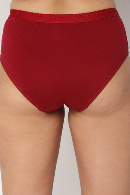Intimacy Assorted Classic Dark Plain Panty – Outer Elastic – Pack of 3