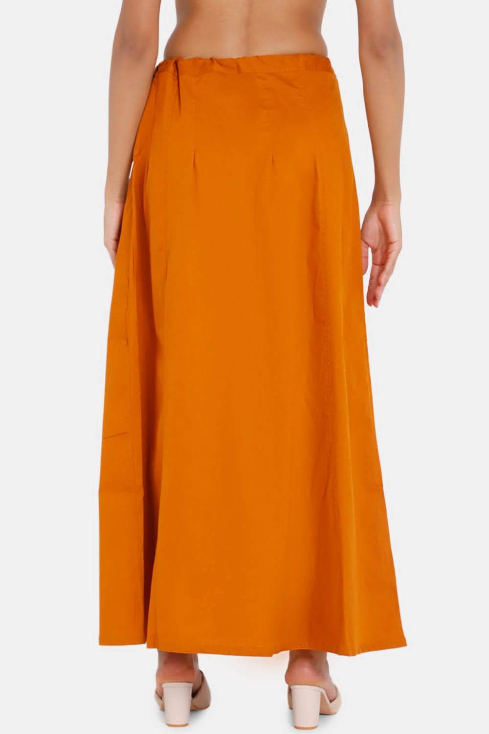 Premium 100% Cotton Saree Inskirt in Popular Colors | Naidu 6-Part Saree Hall Petticoat HC36
