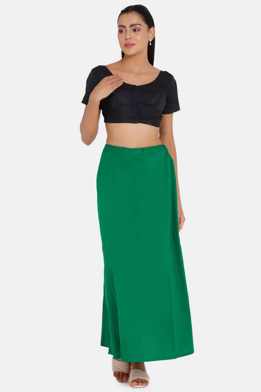 Premium 100% Cotton Saree Inskirt in Popular Colors | Naidu 6-Part Saree Hall Petticoat HC36