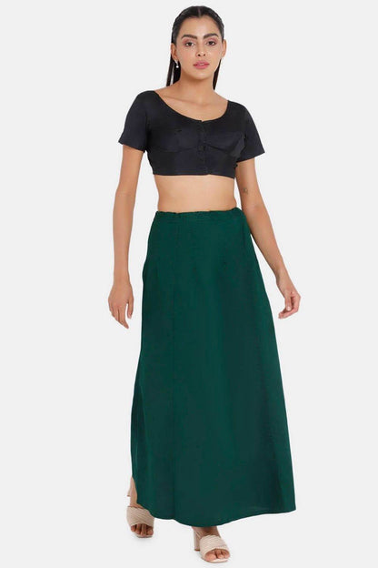 Premium 100% Cotton Saree Inskirt in Popular Colors | Naidu 6-Part Saree Hall Petticoat HC36
