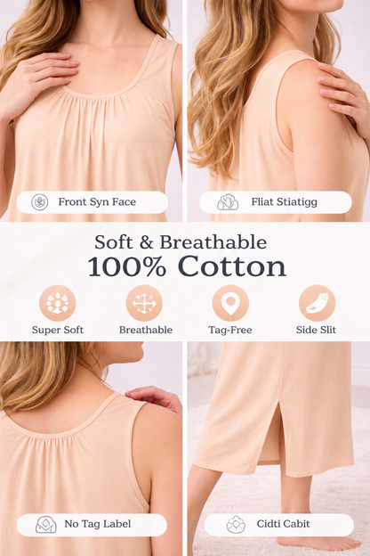 MYBODY Skin-Friendly & Breathable Long Slips