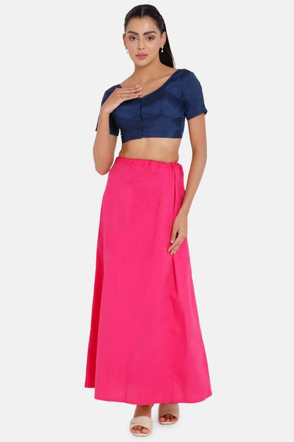 Premium 100% Cotton Saree Inskirt in Popular Colors | Naidu 6-Part Saree Hall Petticoat HC36