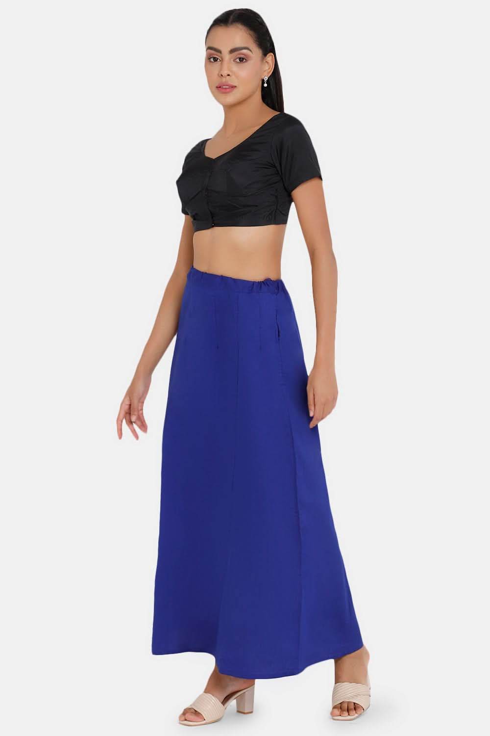 Premium 100% Cotton Saree Inskirt in Popular Colors | Naidu 7-Part Saree Hall Petticoat HC40