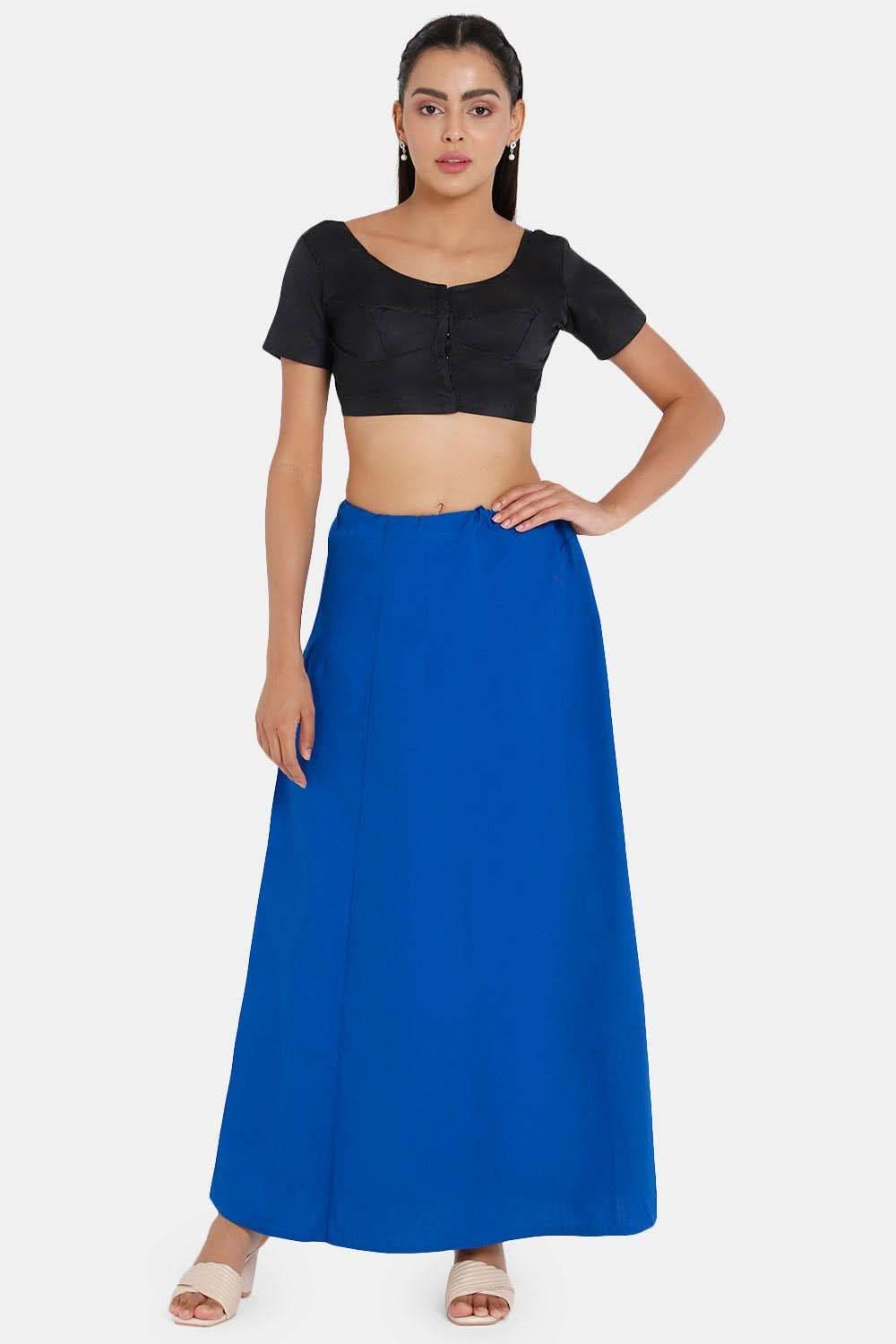 Premium 100% Cotton Saree Inskirt in Popular Colors | Naidu 6-Part Saree Hall Petticoat HC36