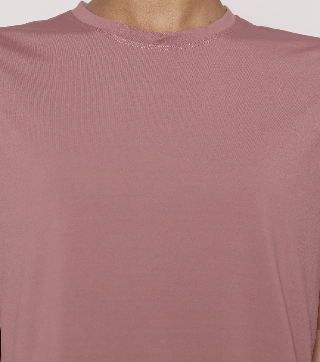 Enamor Relaxed Tee, Relaxed Fit, Round Neckline - A316 (Twilight Mauve)