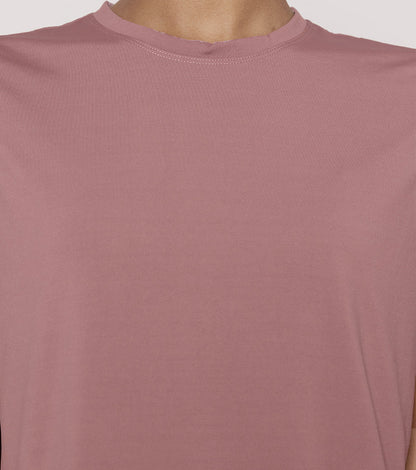 Enamor Relaxed Tee, Relaxed Fit, Round Neckline - A316 (Twilight Mauve)
