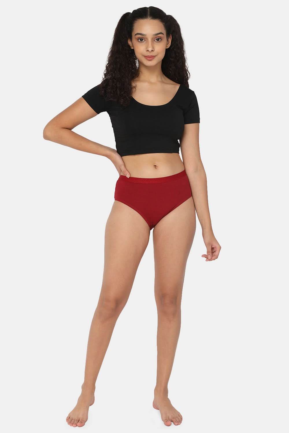 Intimacy Assorted Classic Dark Plain Panty – Outer Elastic – Pack of 3