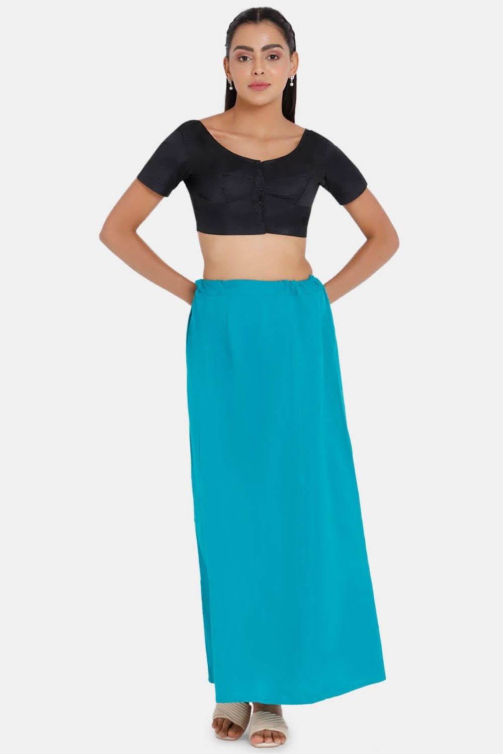Premium 100% Cotton Saree Inskirt in Popular Colors | Naidu 6-Part Saree Hall Petticoat HC36