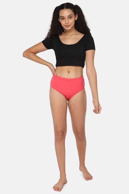 Intimacy Assorted Classic Dark Plain Cotton Panty – Inner Elastic – Pack of 3