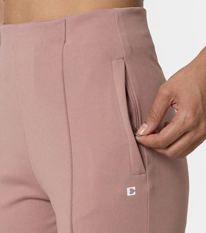 Enamor Straight Pant, Straight Fit - A408 (Twilight Mauve)