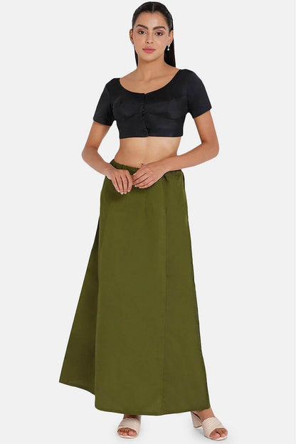 Premium 100% Cotton Saree Inskirt in Popular Colors | Naidu 6-Part Saree Hall Petticoat HC36