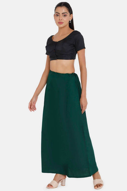 Premium 100% Cotton Saree Inskirt in Popular Colors | Naidu 7-Part Saree Hall Petticoat HC40
