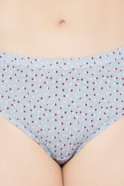 Intimacy Lycra Printed Panty - Inner Elastic - Pack of 3