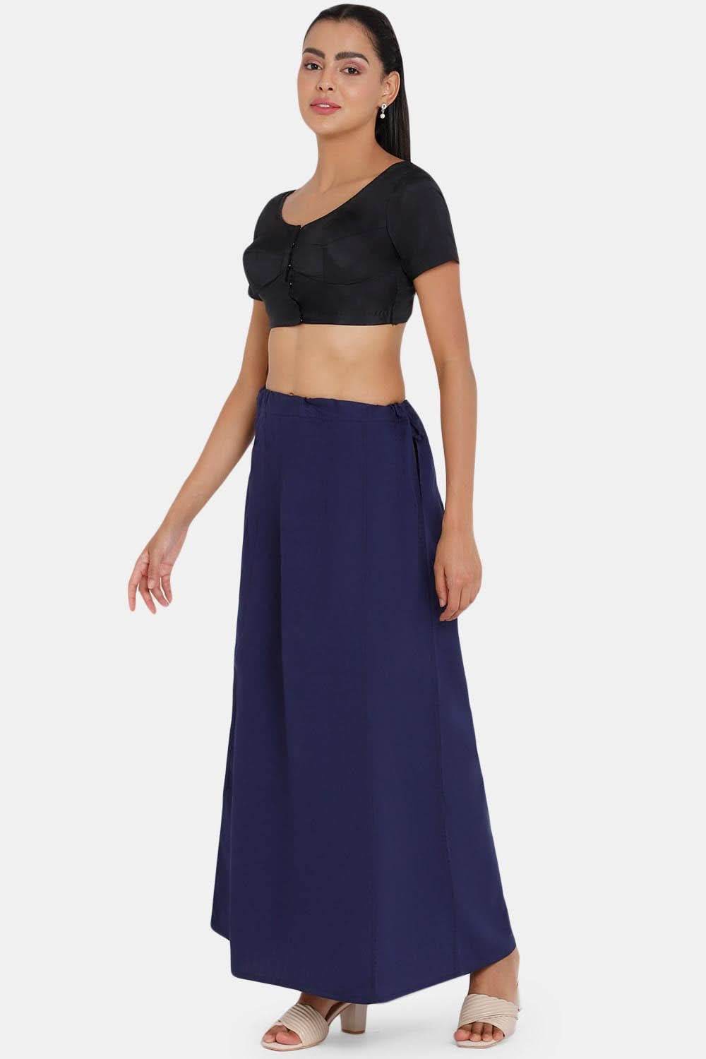 Premium 100% Cotton Saree Inskirt in Popular Colors | Naidu 6-Part Saree Hall Petticoat HC36