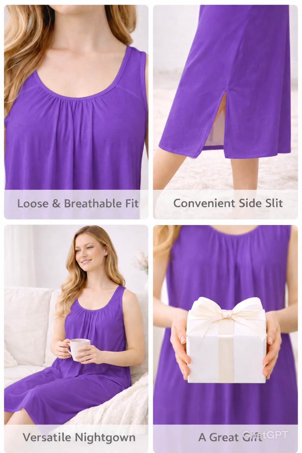 MYBODY Skin-Friendly & Breathable Long Slips