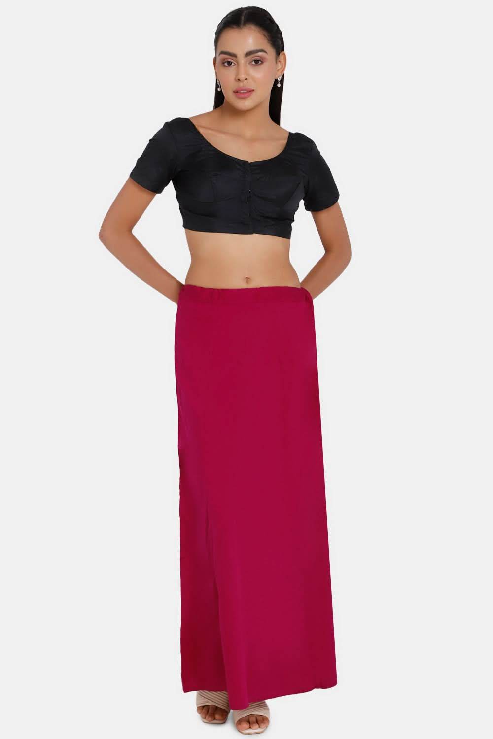 Premium 100% Cotton Saree Inskirt in Popular Colors | Naidu 7-Part Saree Hall Petticoat HC40 | Other Shades